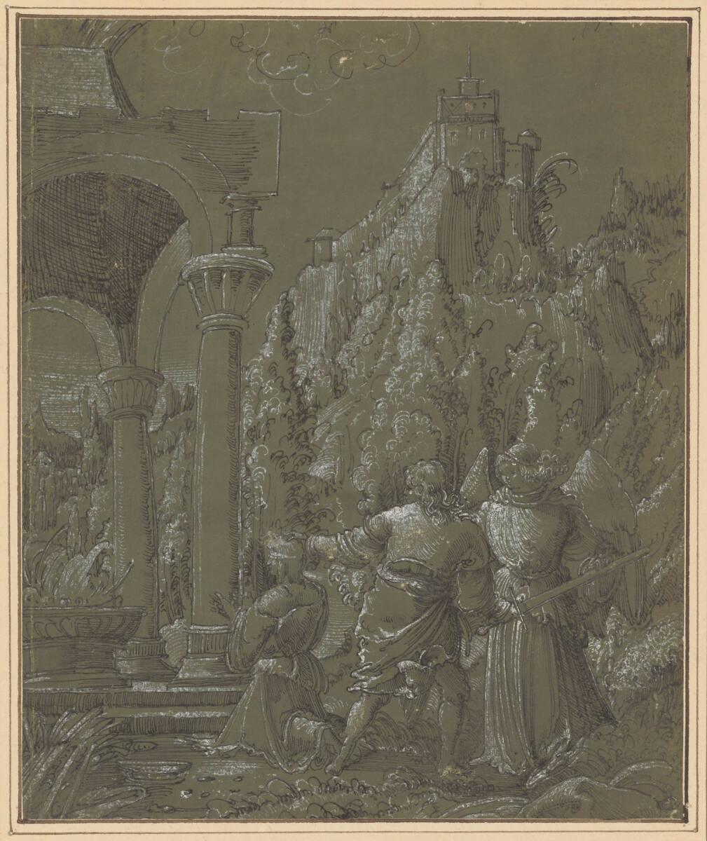 Albrecht Altdorfer, Die Opferung Isaaks, Inv. Nr.: 3212