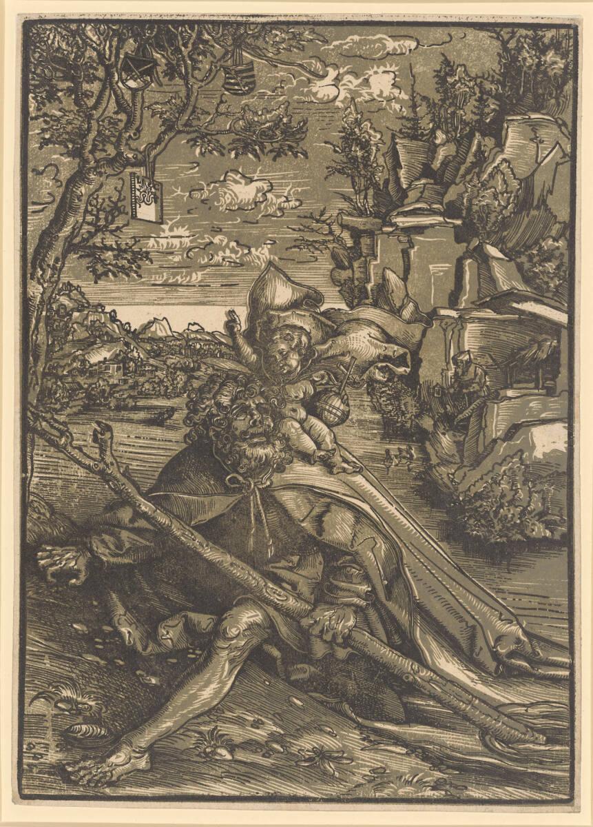 Lucas Cranach d. Ä., Der heilige Christophorus, Inv. Nr.: DG1929/107