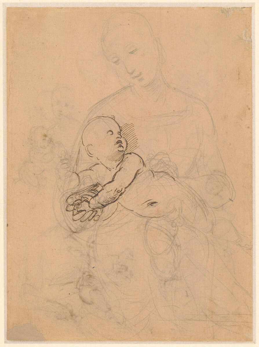 Studie zur Bridgewater-Madonna, Raphael, 1506–1507