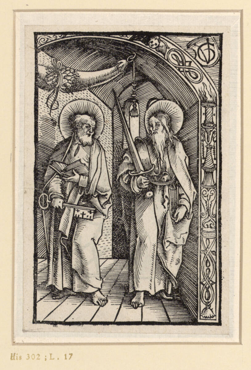 Die Apostel Peter und Paul, Urs Graf senior, 1512