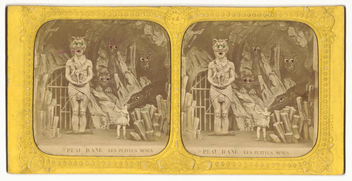 Szene aus dem Märchen Peau d’âne (»Eselshaut«). Les Petites Mines, Inv. Nr.: FotoGLV2000/18625