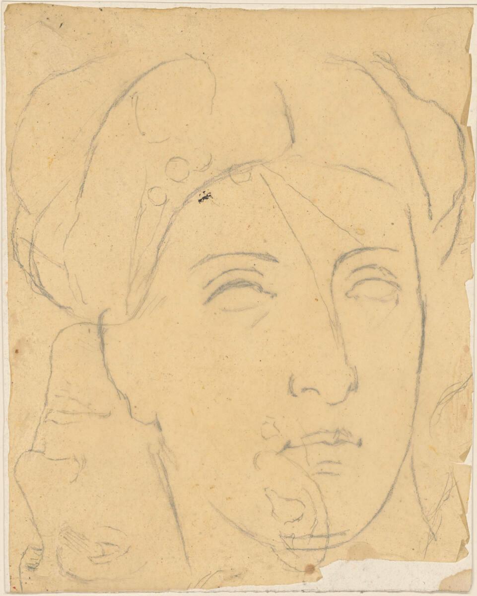 Friedrich von Amerling, Kopfstudie, Inv. Nr.: 35324/4