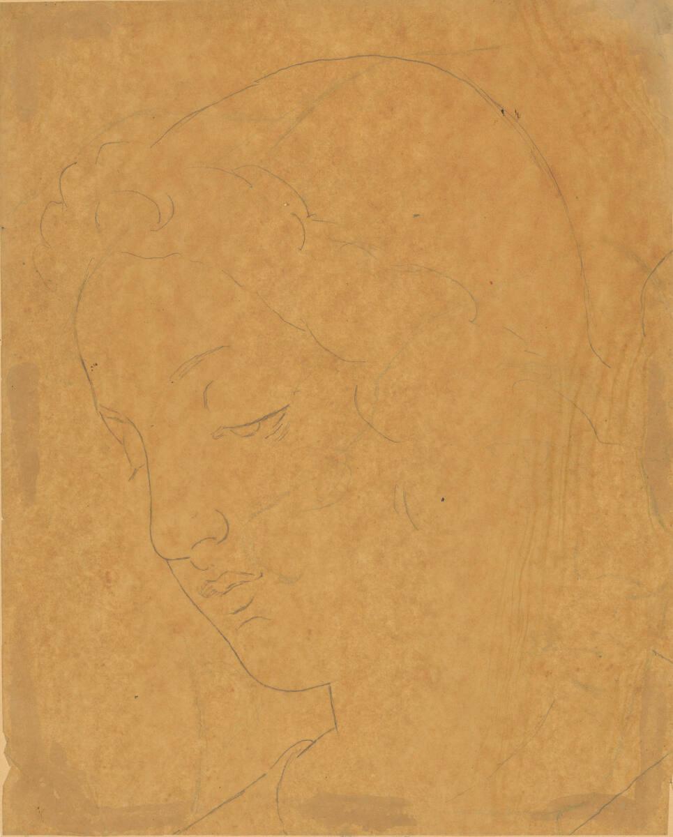 Friedrich von Amerling, Kopfstudie eines Mädchens, Inv. Nr.: 35324/9