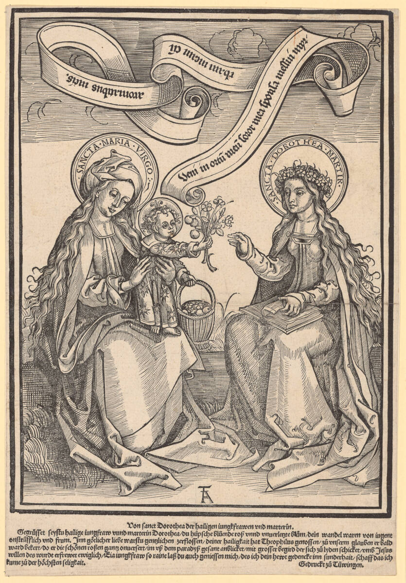 Madonna mit der heiligen Dorothea, Thomas Anshelm