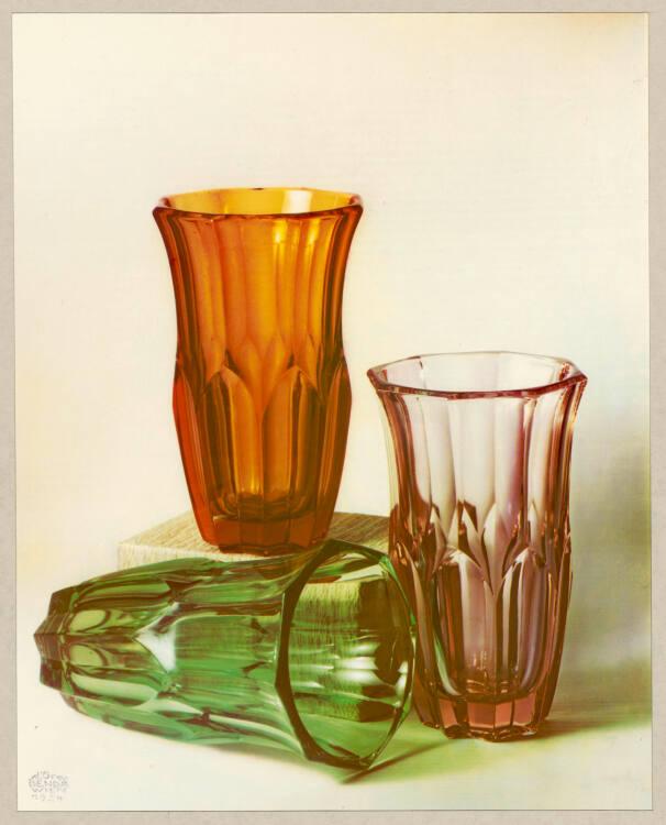 Arthur Benda, Atelier d'Ora Benda, Drei Gläser, Inv. Nr.: FotoGLV2000/4030