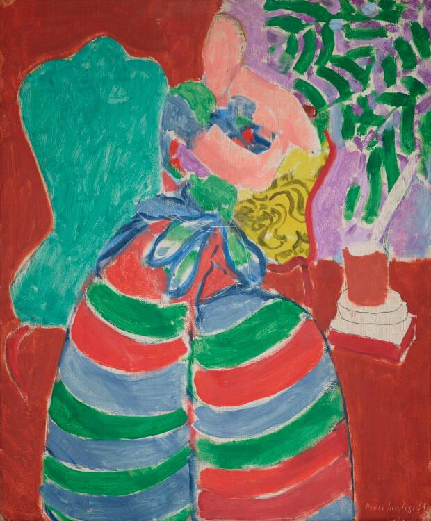 Henri Matisse, Das gestreifte Kleid, Inv. Nr.: GE82DL