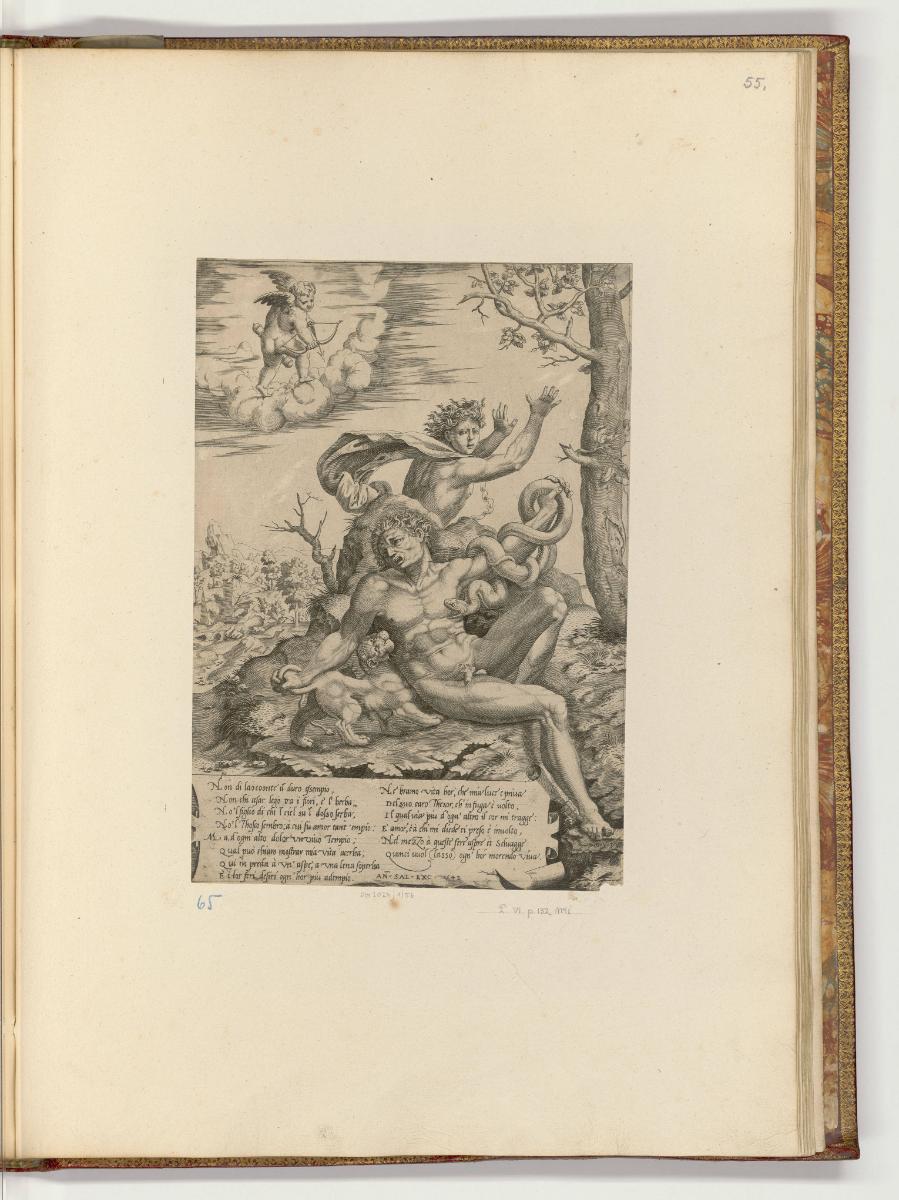 Druckgrafiken nach italienischen Werken des 16. Jahrhunderts, Allegorie auf die Qualen der Lieb…
