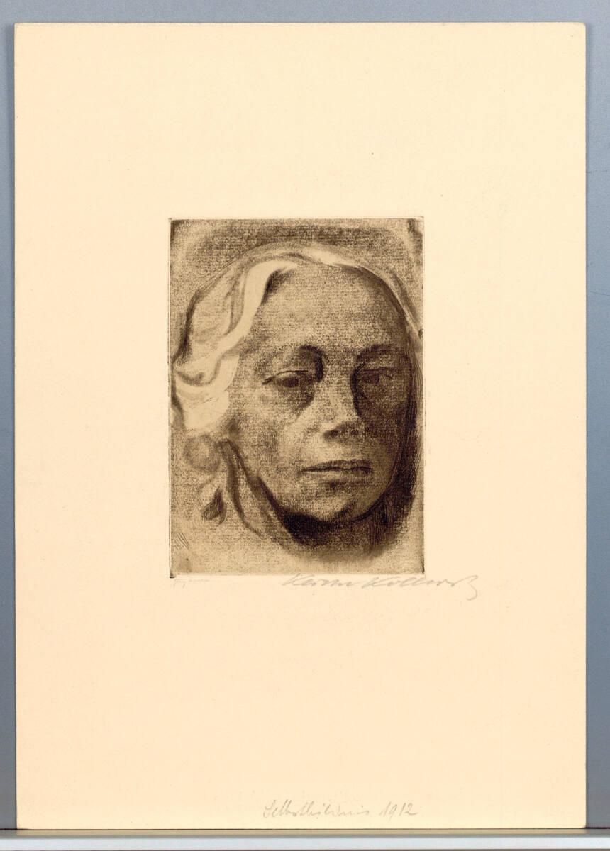 Käthe Kollwitz, Selbstbildnis, Inv. Nr.: DG1986/66