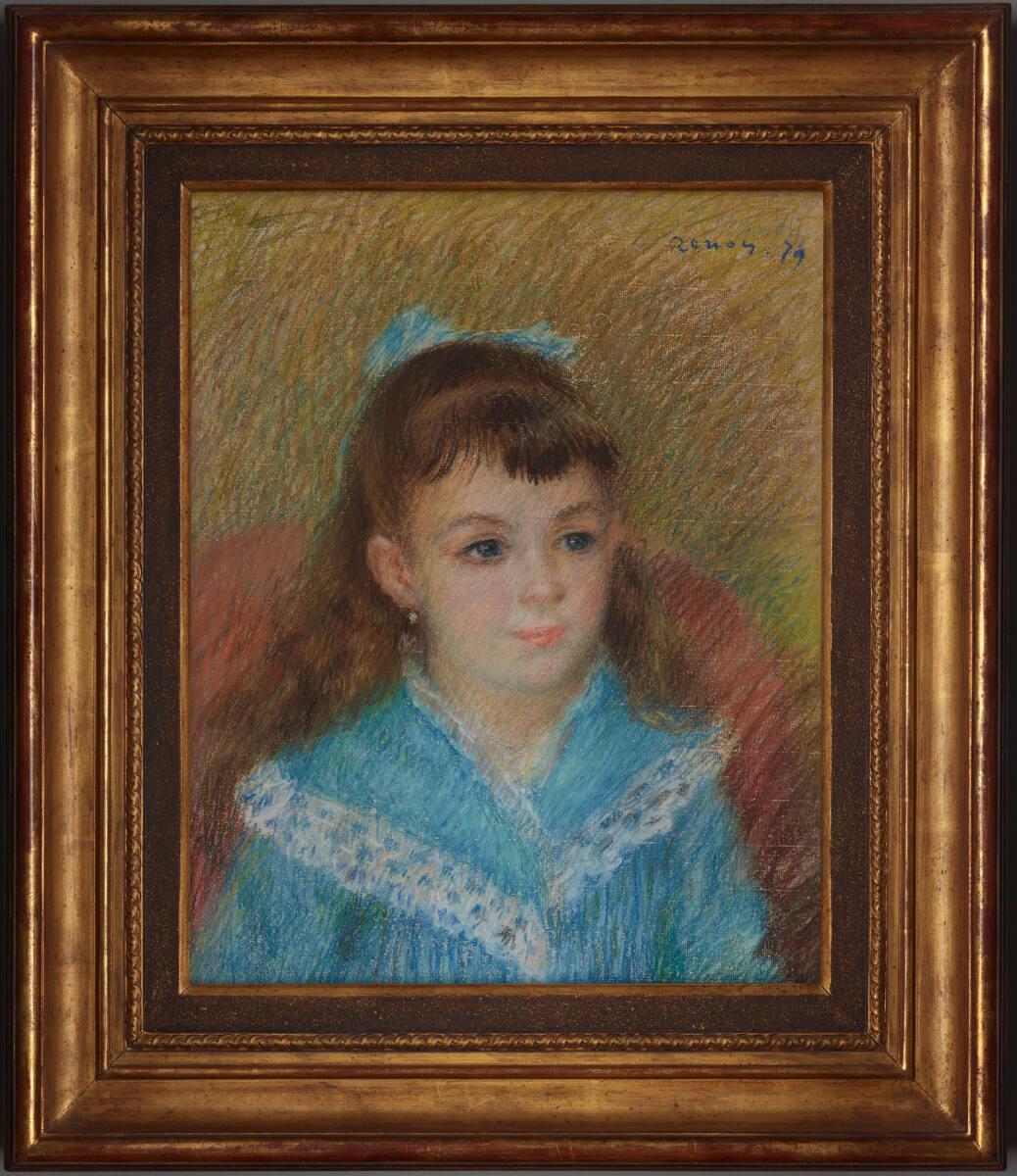 Pierre-Auguste Renoir, Mädchenbildnis (Elisabeth Maître), Inv. Nr.: DL535