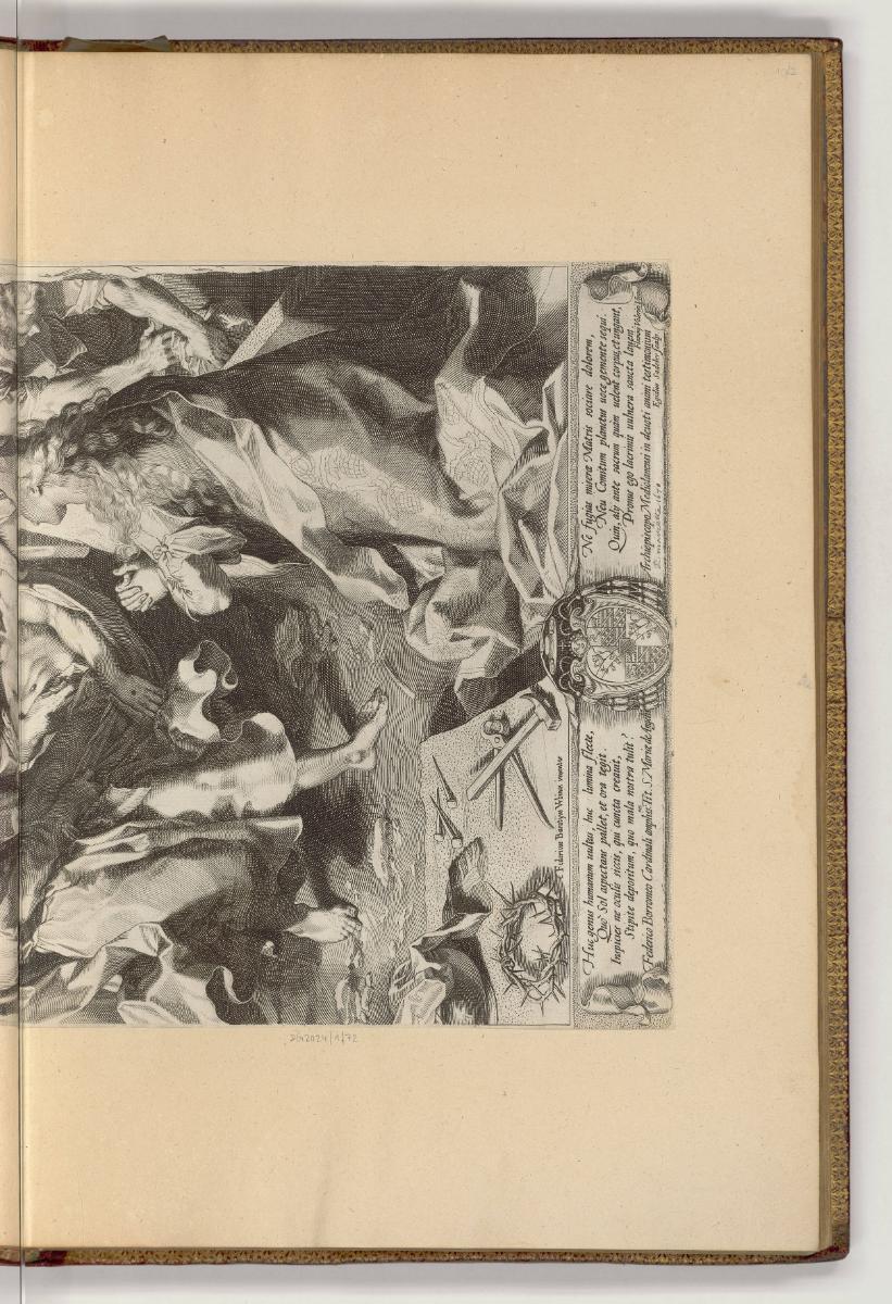 Druckgrafiken nach Werken von Federico Barocci und Francesco Vanni, Grablegung Christi (unterer…