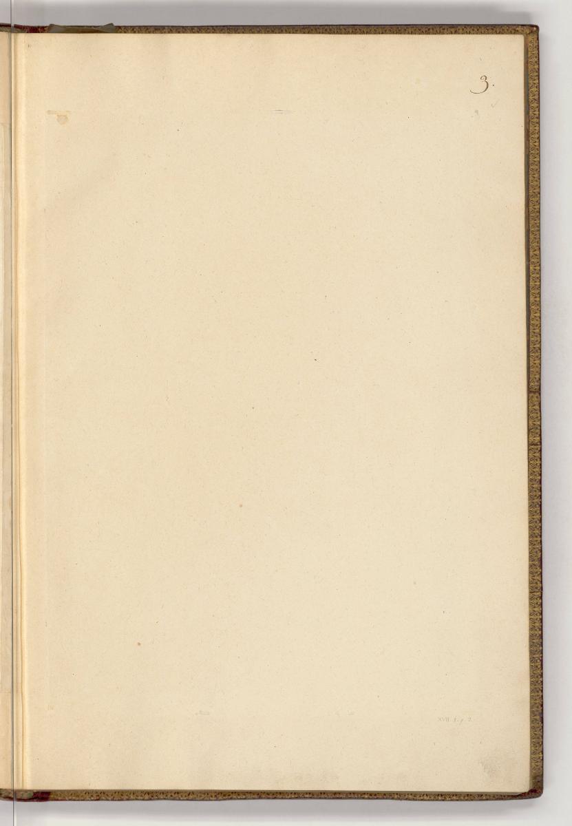 Druckgrafiken nach Werken von Federico Barocci und Francesco Vanni, Leerseite durch Entnahme, I…