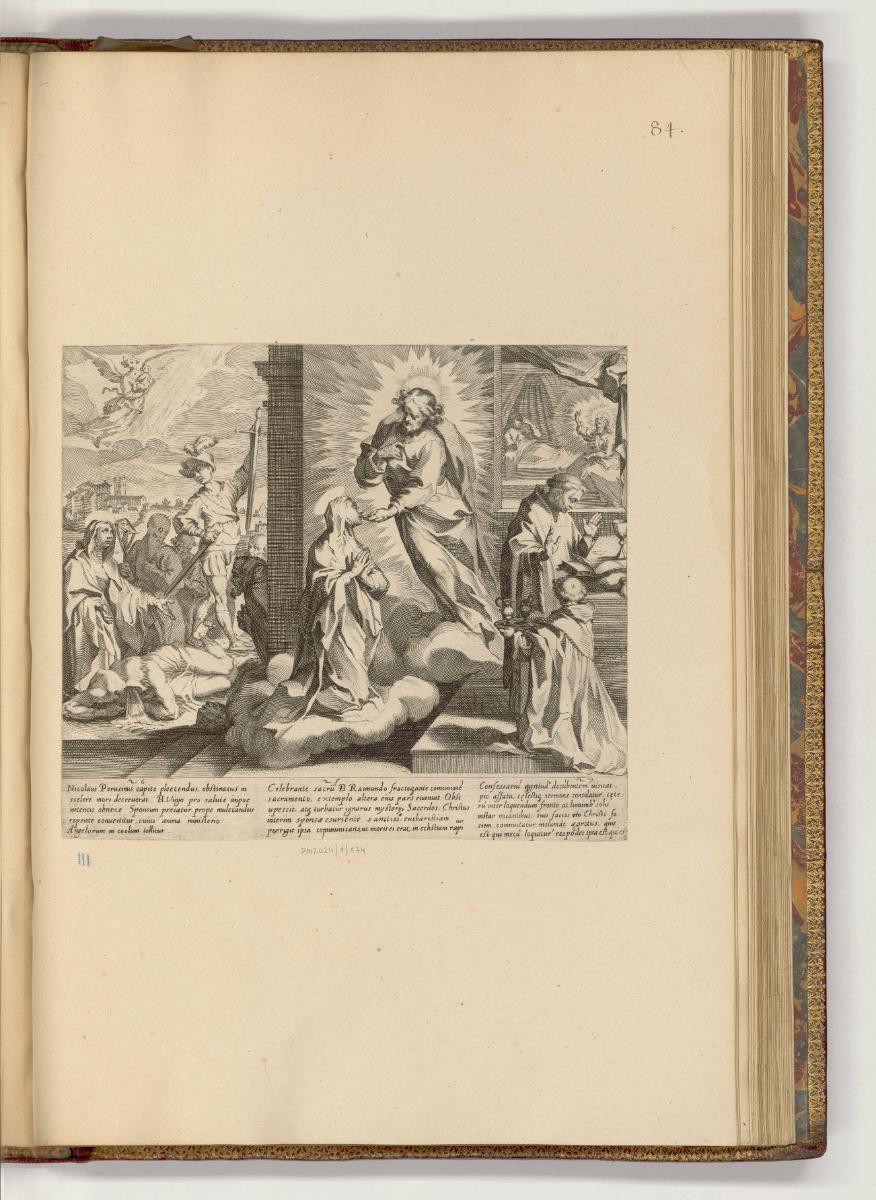 Druckgrafiken nach Werken von Federico Barocci und Francesco Vanni, Szene aus dem Leben der Kat…