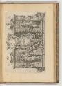 Druckgrafiken nach Werken von Federico Barocci und Francesco Vanni, Allegorische Architektur mi…