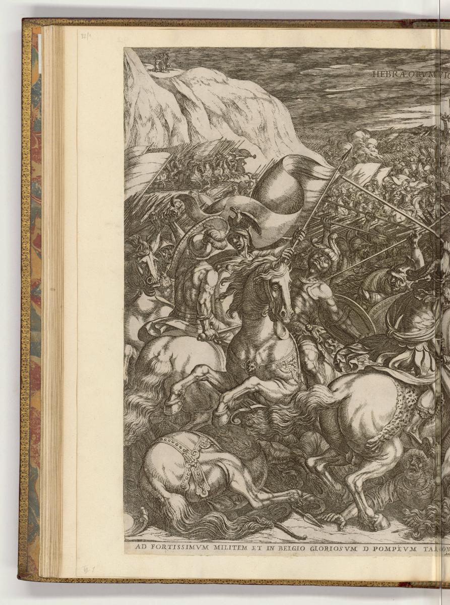 Druckgrafiken von und nach Antonio Tempesta, Band I., Schlacht der Israeliten gegen die Amaleki…