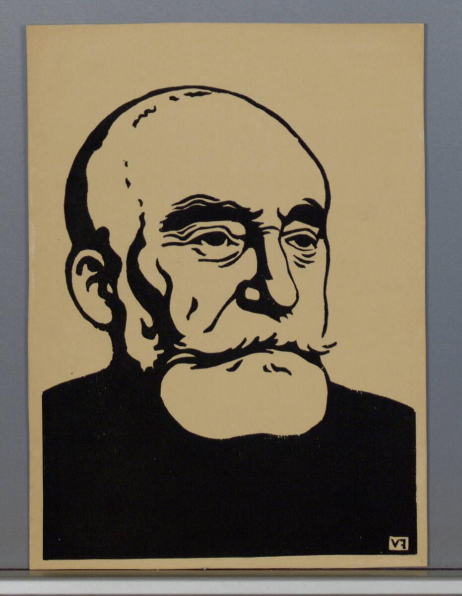 Porträt Puvis de Chavanne, Félix Vallotton