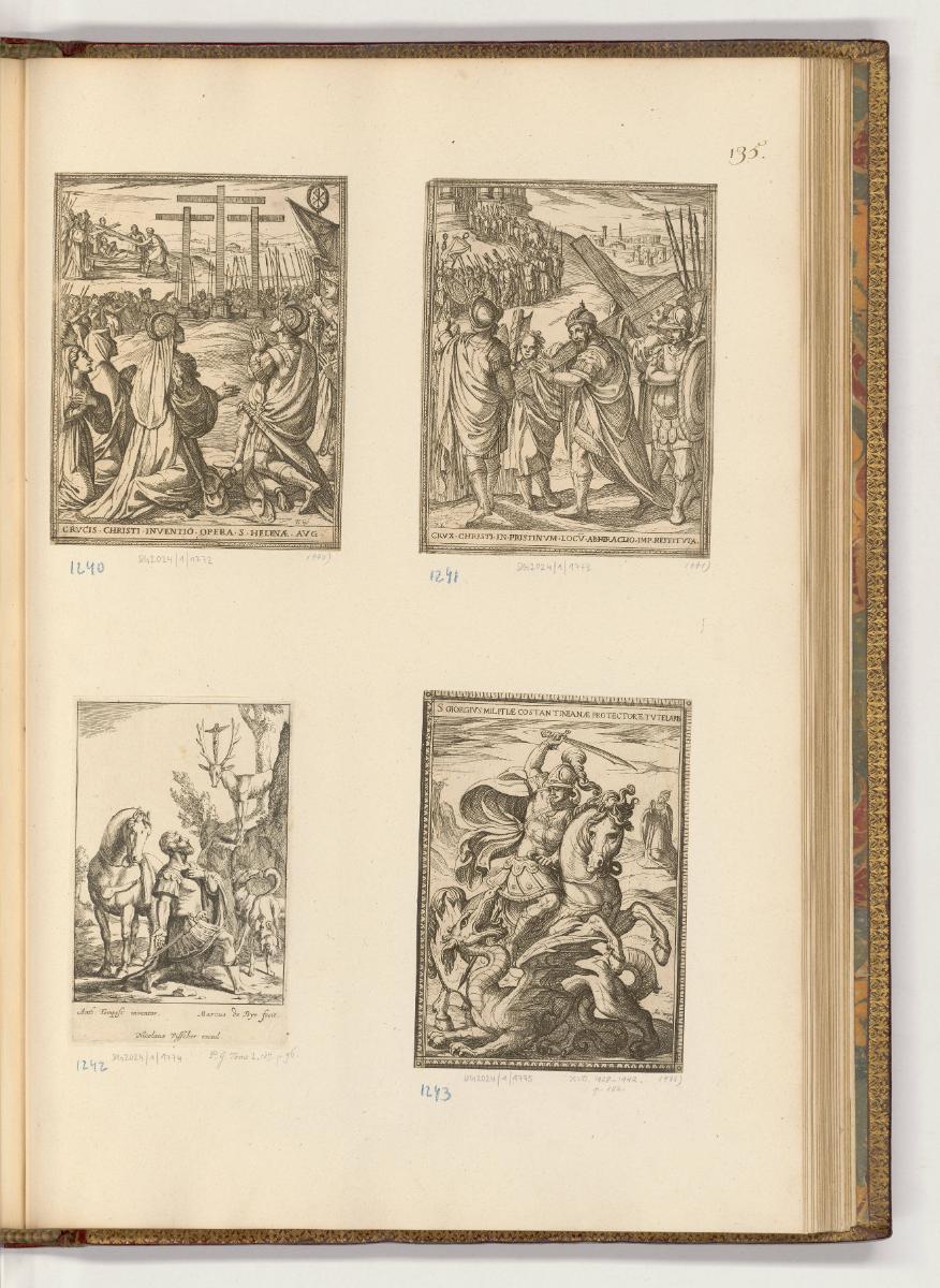 Druckgrafiken von und nach Antonio Tempesta, Band II., Illustrationen zu Konstantin dem Großen;…