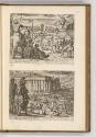 Druckgrafiken von und nach Antonio Tempesta, Band II., Koloss von Rhodos; Tempel der Artemis in…