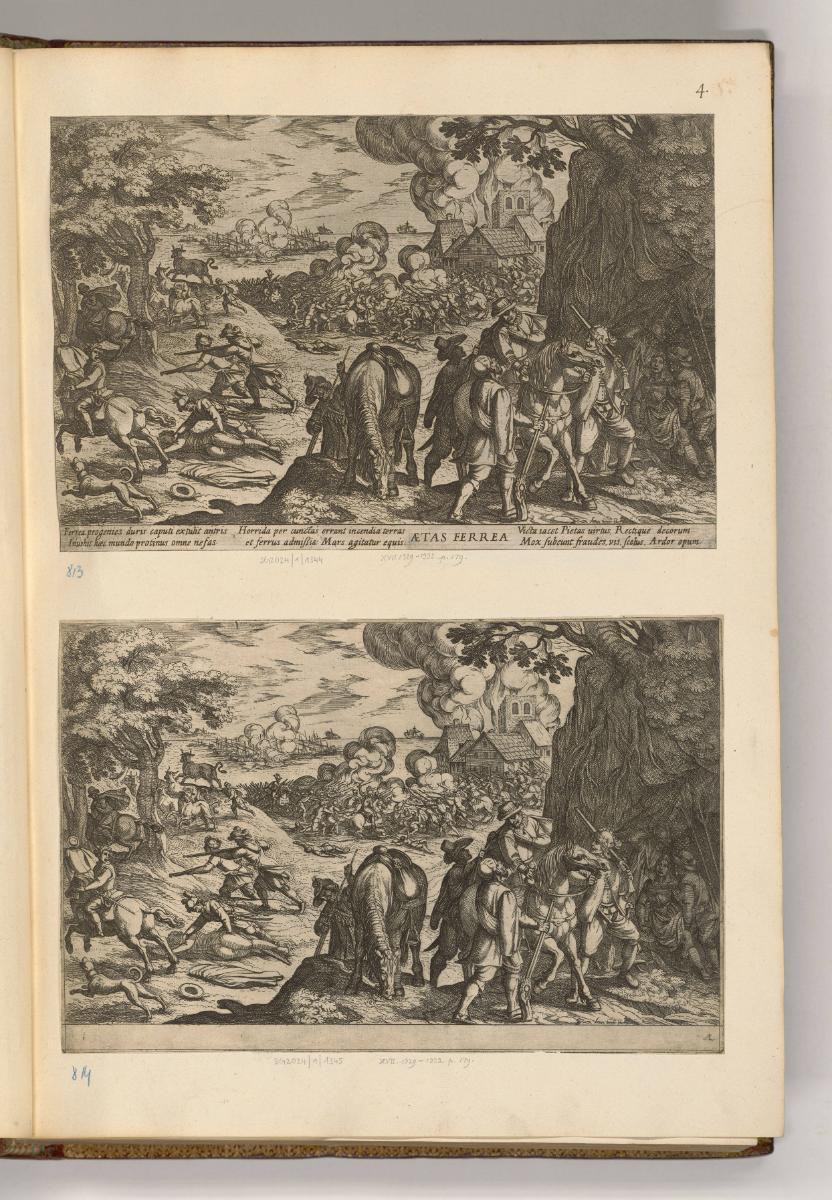 Druckgrafiken von und nach Antonio Tempesta, Band II., Aetas ferrea, Inv. Nr.: HB7.2, HB7.2/4
