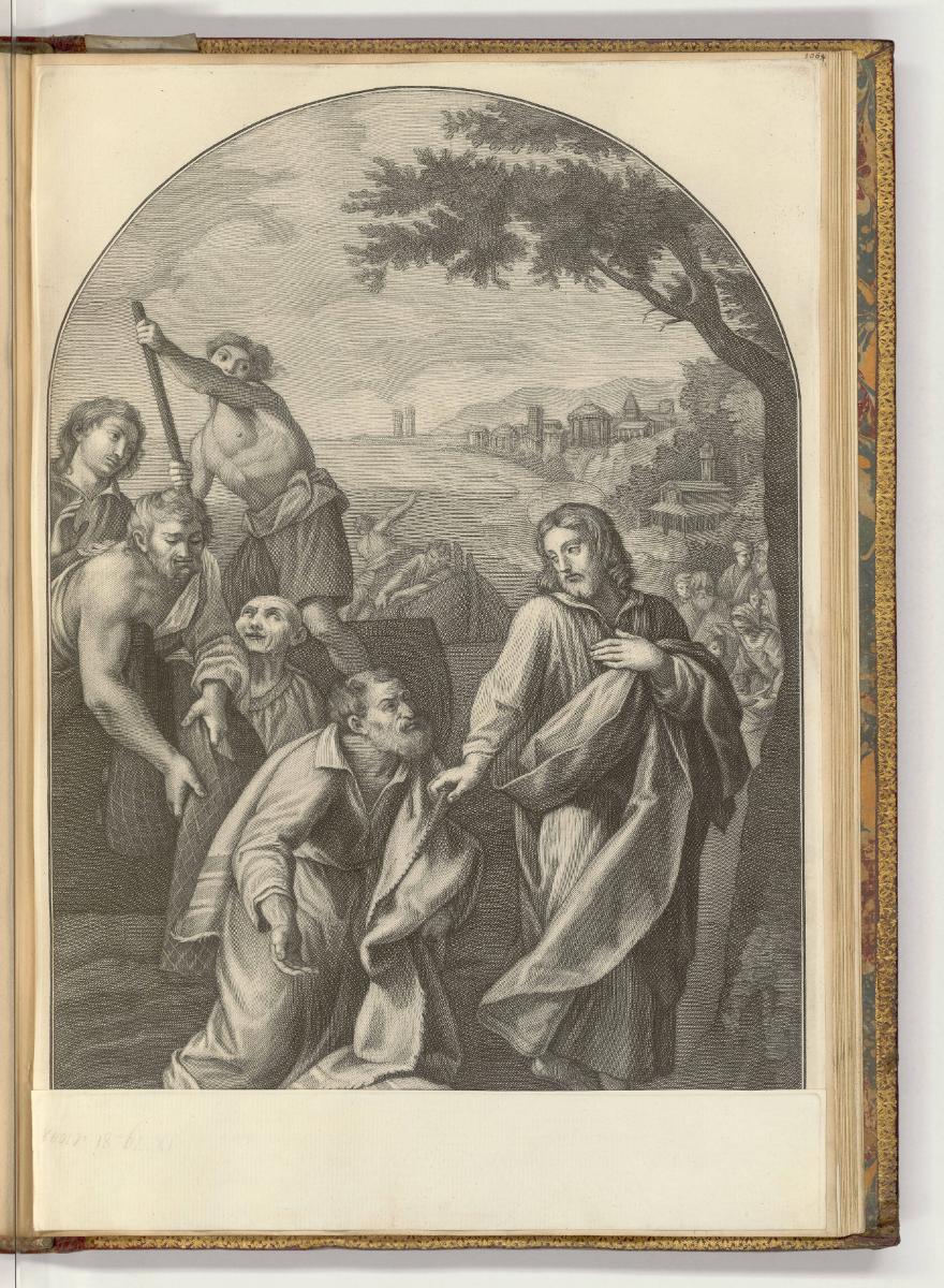 Druckgrafiken nach italienischen Werken des 16. und 17. Jahrhunderts, Berufung des Petrus, Inv.…