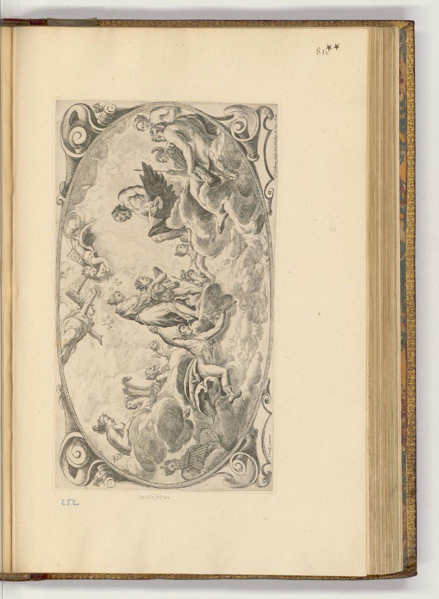 Druckgrafiken nach italienischen Werken des 16. und 17. Jahrhunderts, Psyche vor Jupiter mit Am…