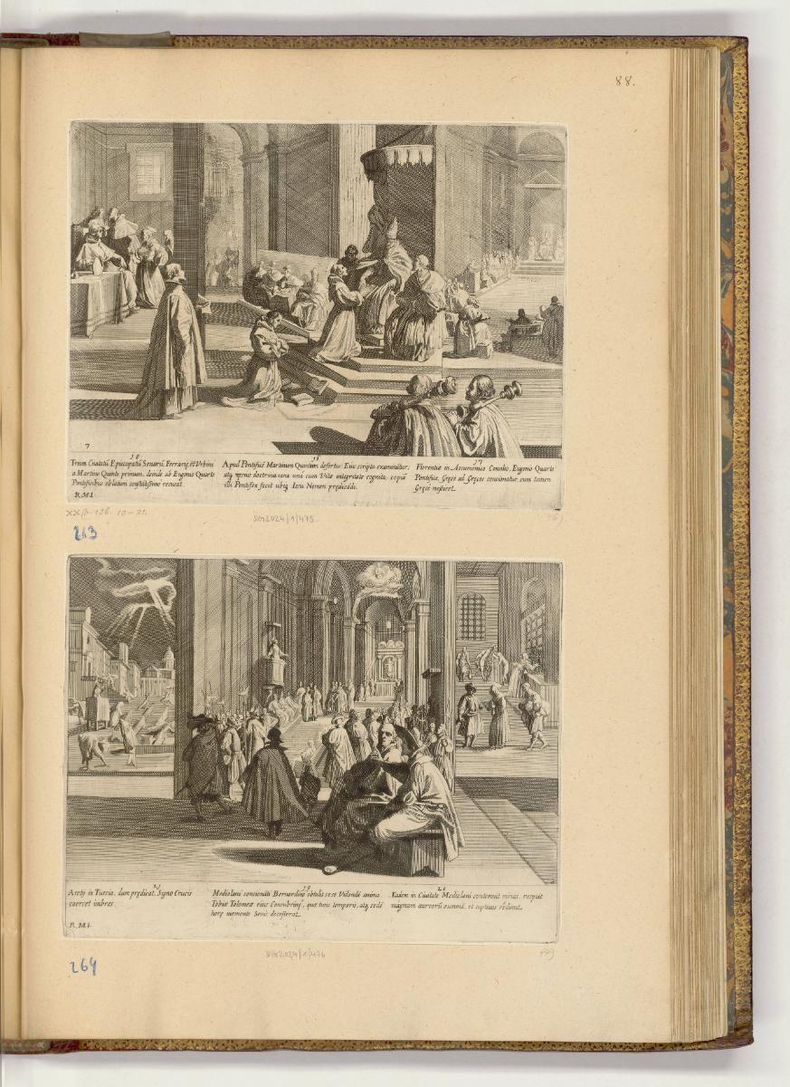 Druckgrafiken nach italienischen Werken des 16. und 17. Jahrhunderts, Szene aus dem Leben des B…