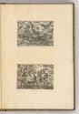 Druckgrafiken von und nach Antonio Tempesta, Band III., Luft repräsentiert durch Juno; Feuer re…