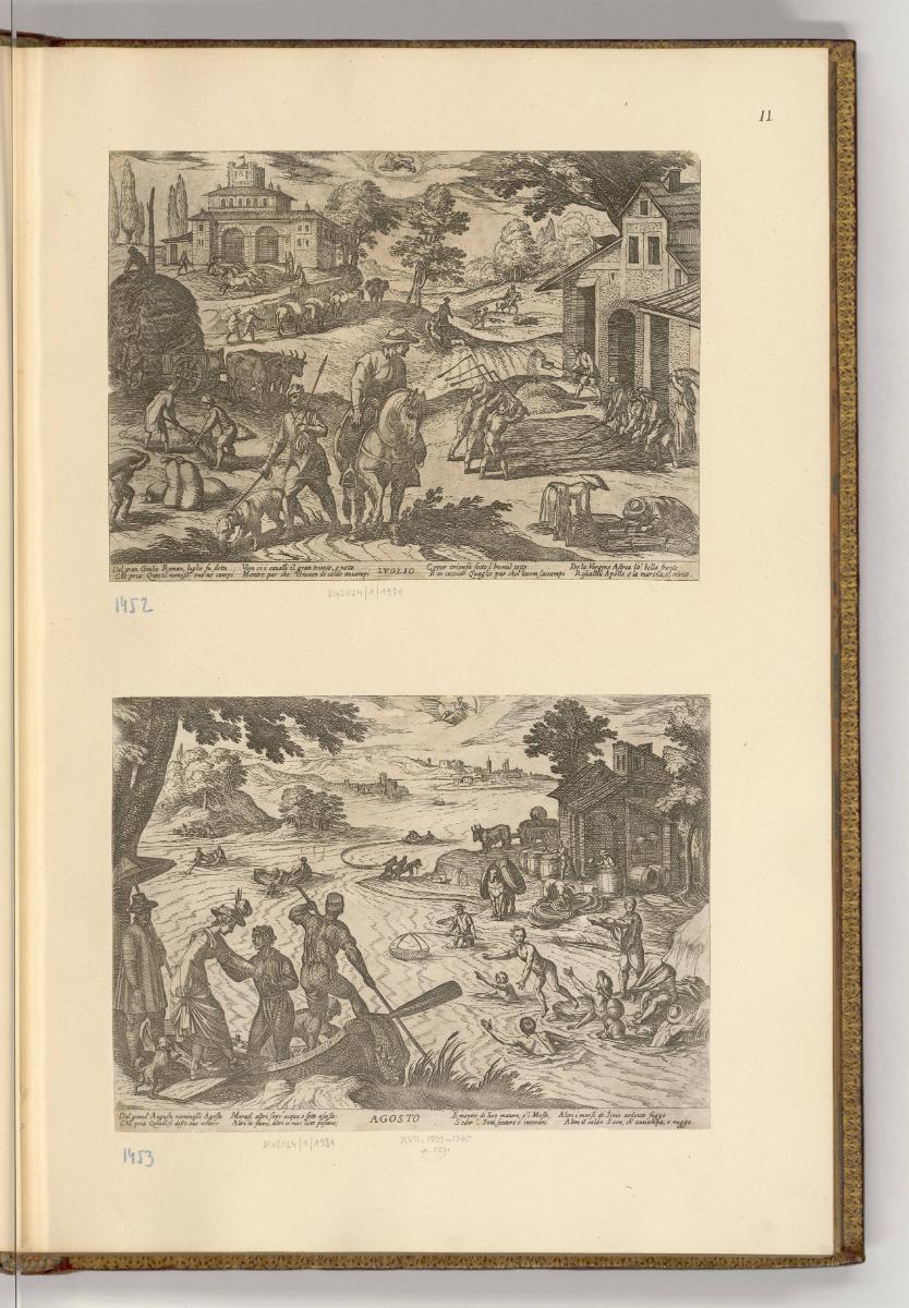 Druckgrafiken von und nach Antonio Tempesta, Band III., Luglio; Agosto, Inv. Nr.: HB7.3, HB7.3/…