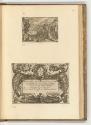Druckgrafiken von und nach Antonio Tempesta, Band III., Landschaft mit befestigter Stadt; Titel…