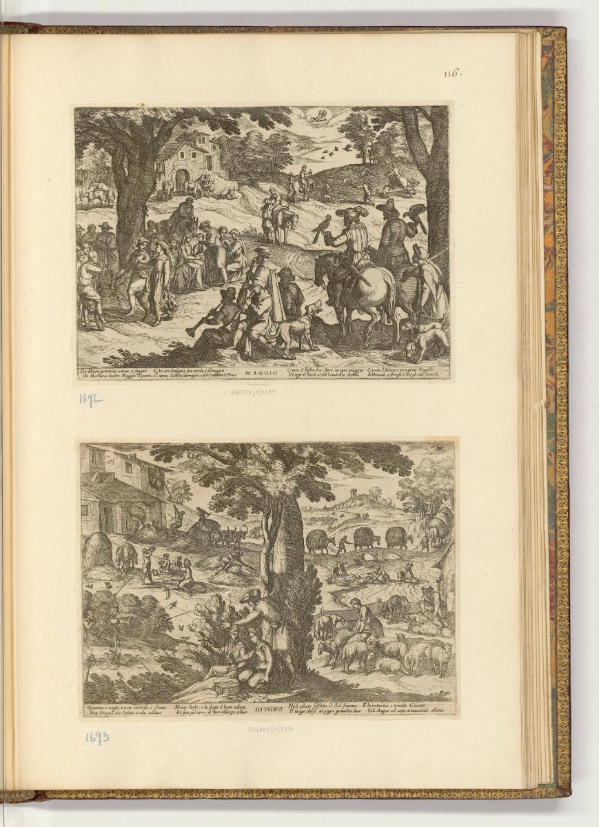 Druckgrafiken von und nach Antonio Tempesta, Band III., Maggio; Giugno, Inv. Nr.: HB7.3, HB7.3/…