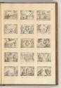 Druckgrafiken von und nach Antonio Tempesta, Band III., Diverse Sinnbilder mit Wappentieren der…