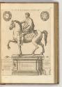 Druckgrafiken von und nach Antonio Tempesta, Band III., Reiterstatue Mark Aurels, Inv. Nr.: HB7…