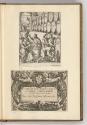 Druckgrafiken von und nach Antonio Tempesta, Band III., Szene in einem Weinkeller; Titelblatt, …