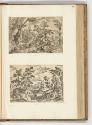 Druckgrafiken von und nach Antonio Tempesta, Band III., Landschaft mit zwei Hirten; Flusslandsc…