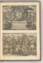 Druckgrafiken von und nach Antonio Tempesta, Band IV., Titelblatt; Schlachtszene, Inv. Nr.: HB7…