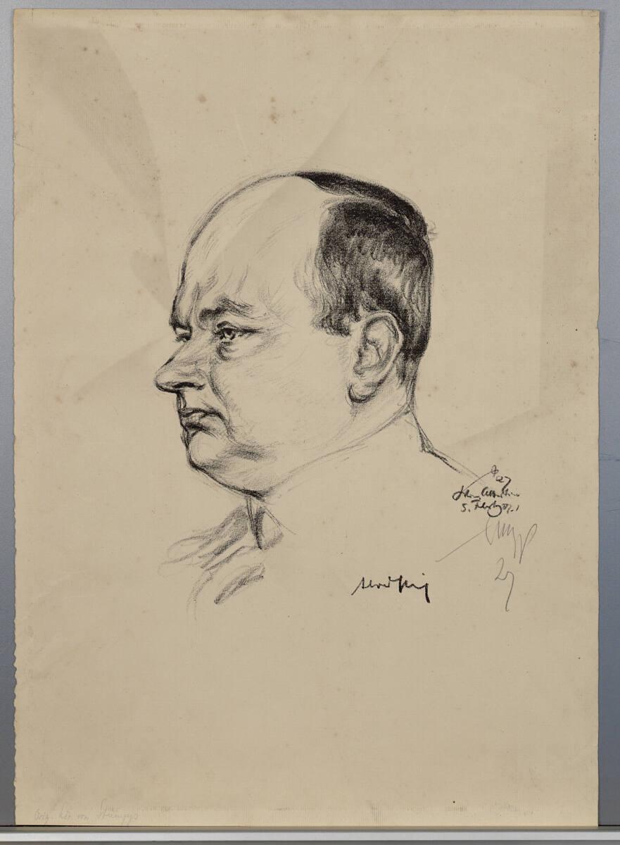 Emil Stumpp, Portrait Stix Alfred, Inv. Nr.: DG1994/348