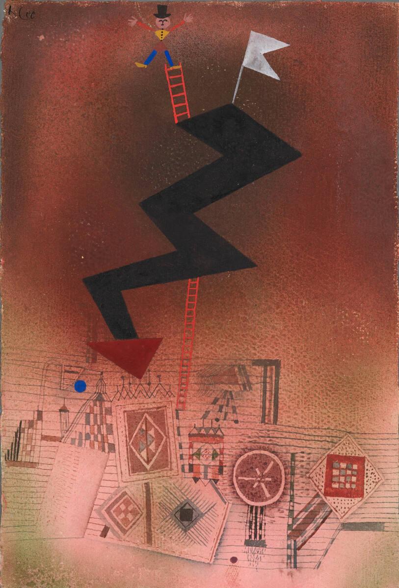 Paul Klee, Gebannter Blitz, Inv. Nr.: DL312