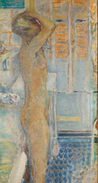 Pierre Bonnard, Grauer Akt im Profil, Inv. Nr.: GE16DL