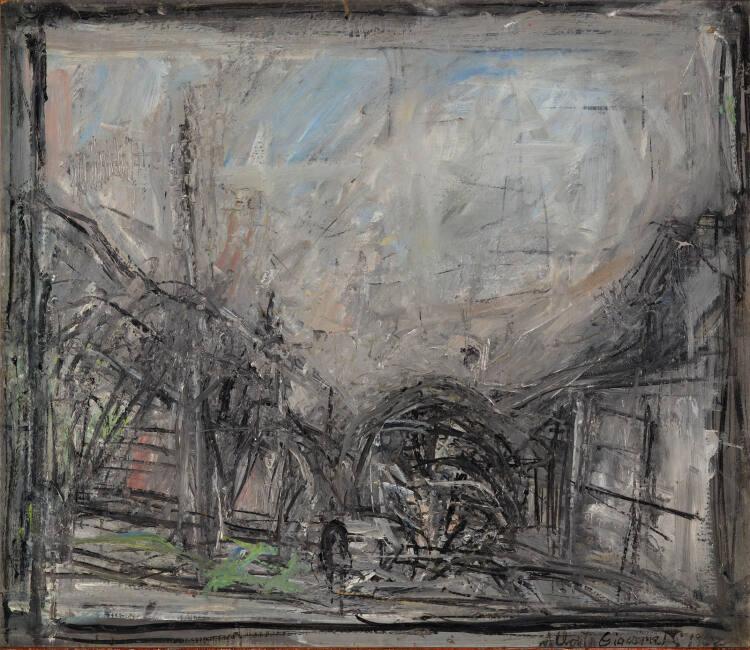 Alberto Giacometti, Landschaft, Inv. Nr.: GE43DL