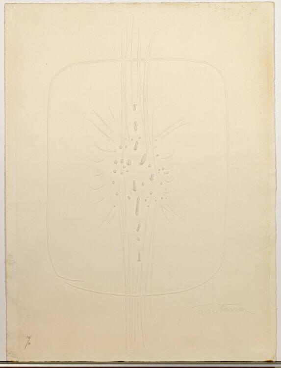Lucio Fontana, Ohne Titel, Inv. Nr.: DG1996/92
