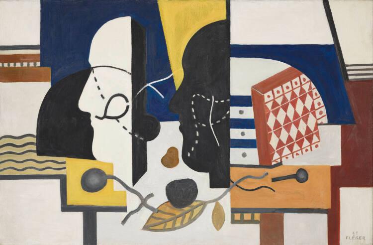 Fernand Léger, Zwei Profile, Inv. Nr.: GE74DL