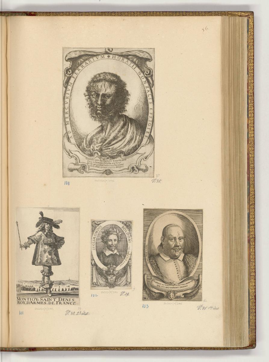 Druckgrafiken von und nach Stefano della Bella, Band I., Diverse Porträts, Inv. Nr.: HB9.1, HB9…