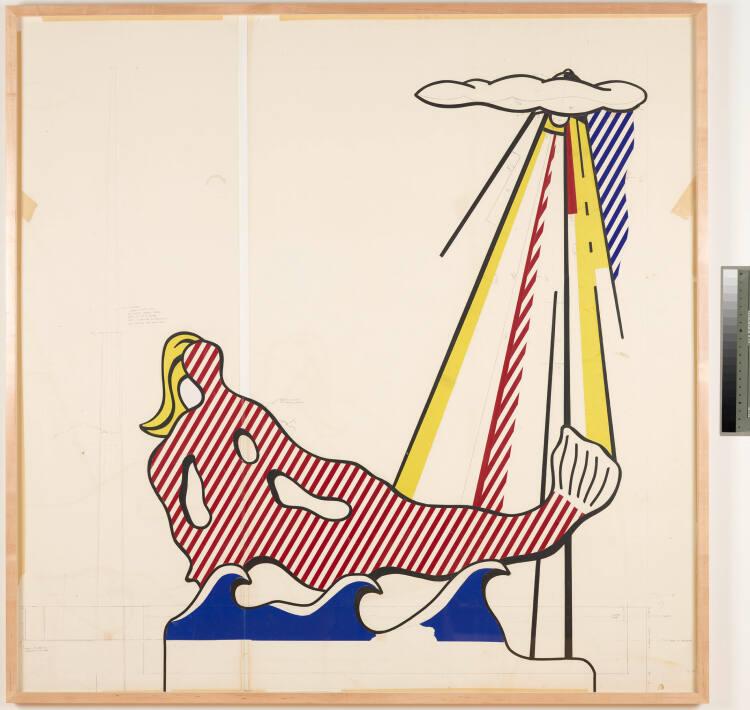 Roy Lichtenstein, Mermaid (Study), Inv. Nr.: 48759