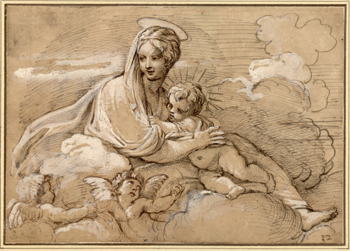 Die stillende Maria mit dem Kinde