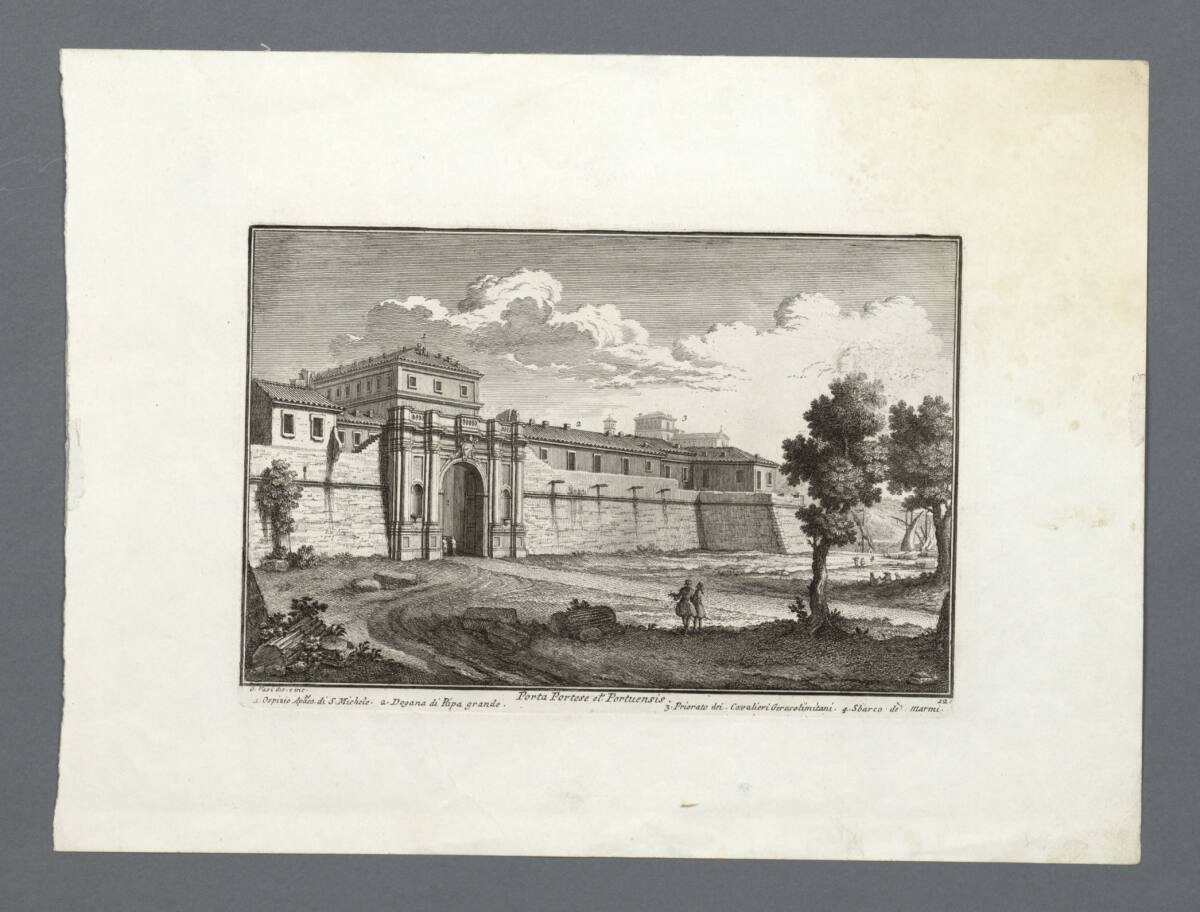 Porta Portese o Portuensis, Giuseppe Vasi