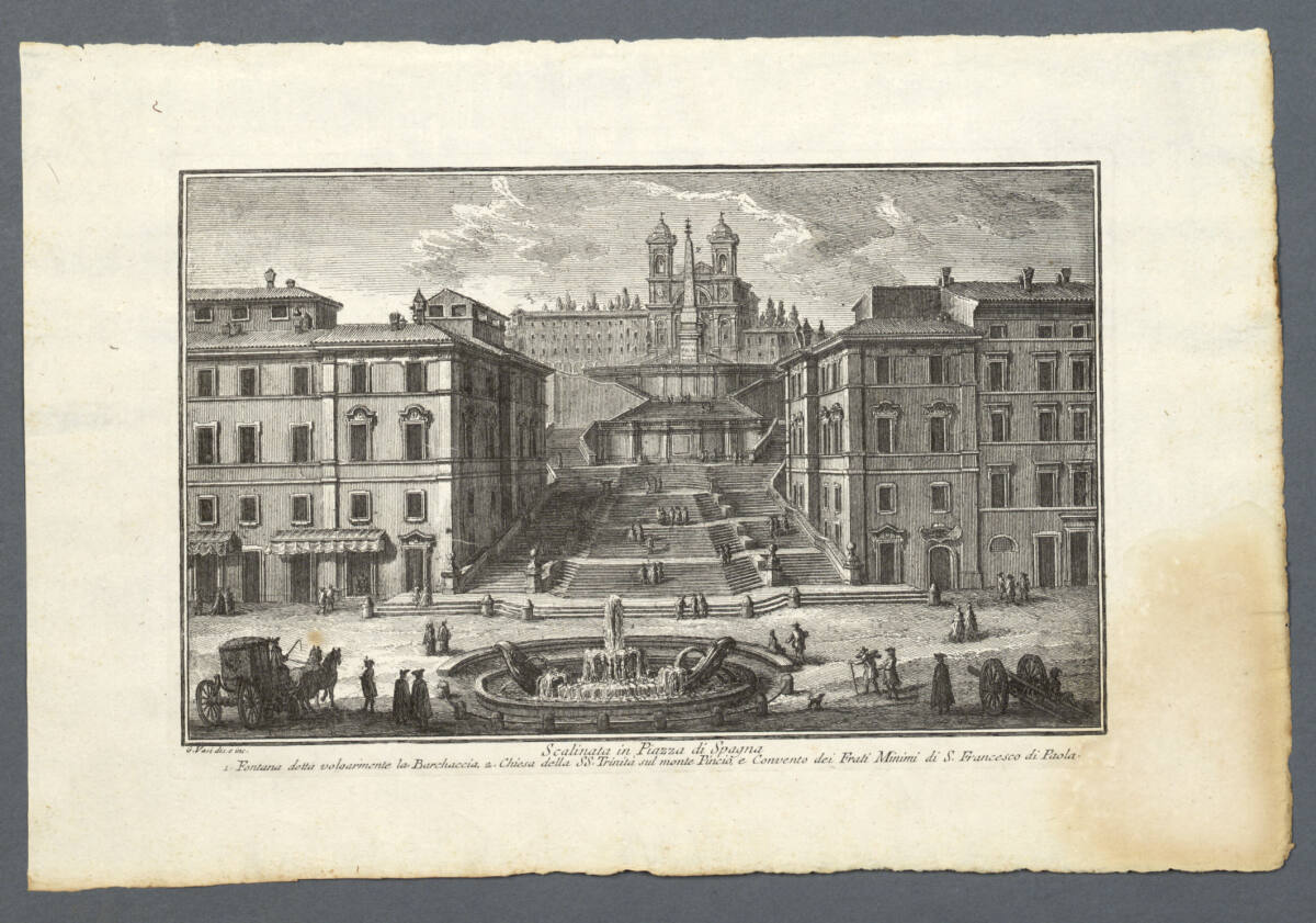 Scalinata in Piazza di Spagna, Giuseppe Vasi