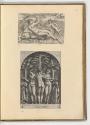 Druckgrafiken nach Raffael, Band II., Venus auf einem Delphin mit Amor; Die drei Grazien, Inv. …