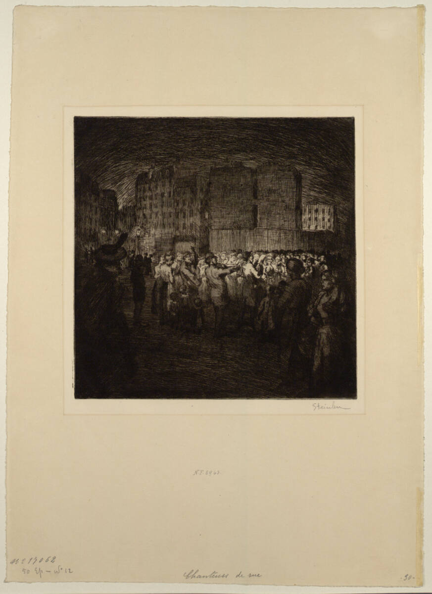 Strassenmusikanten, Théophile Steinlen
