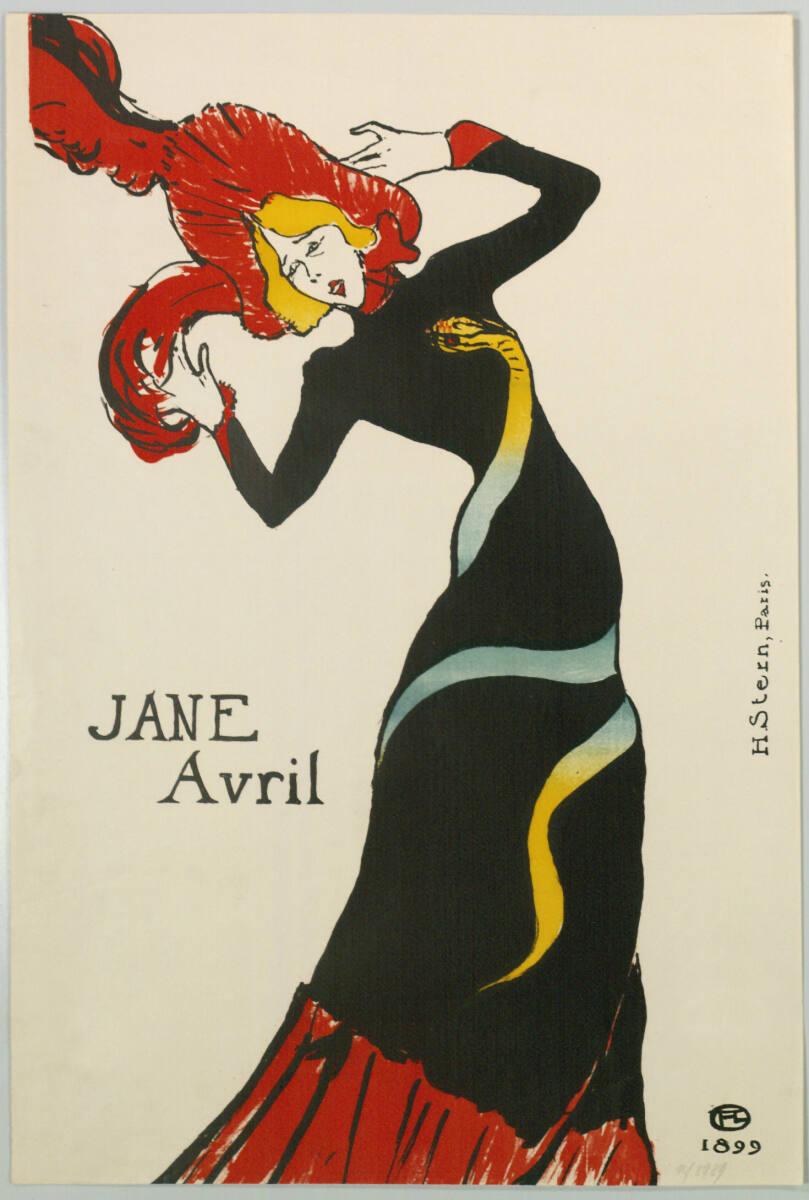 Henri de Toulouse-Lautrec, Jane Avril, Inv. Nr.: DGNF8989/2
