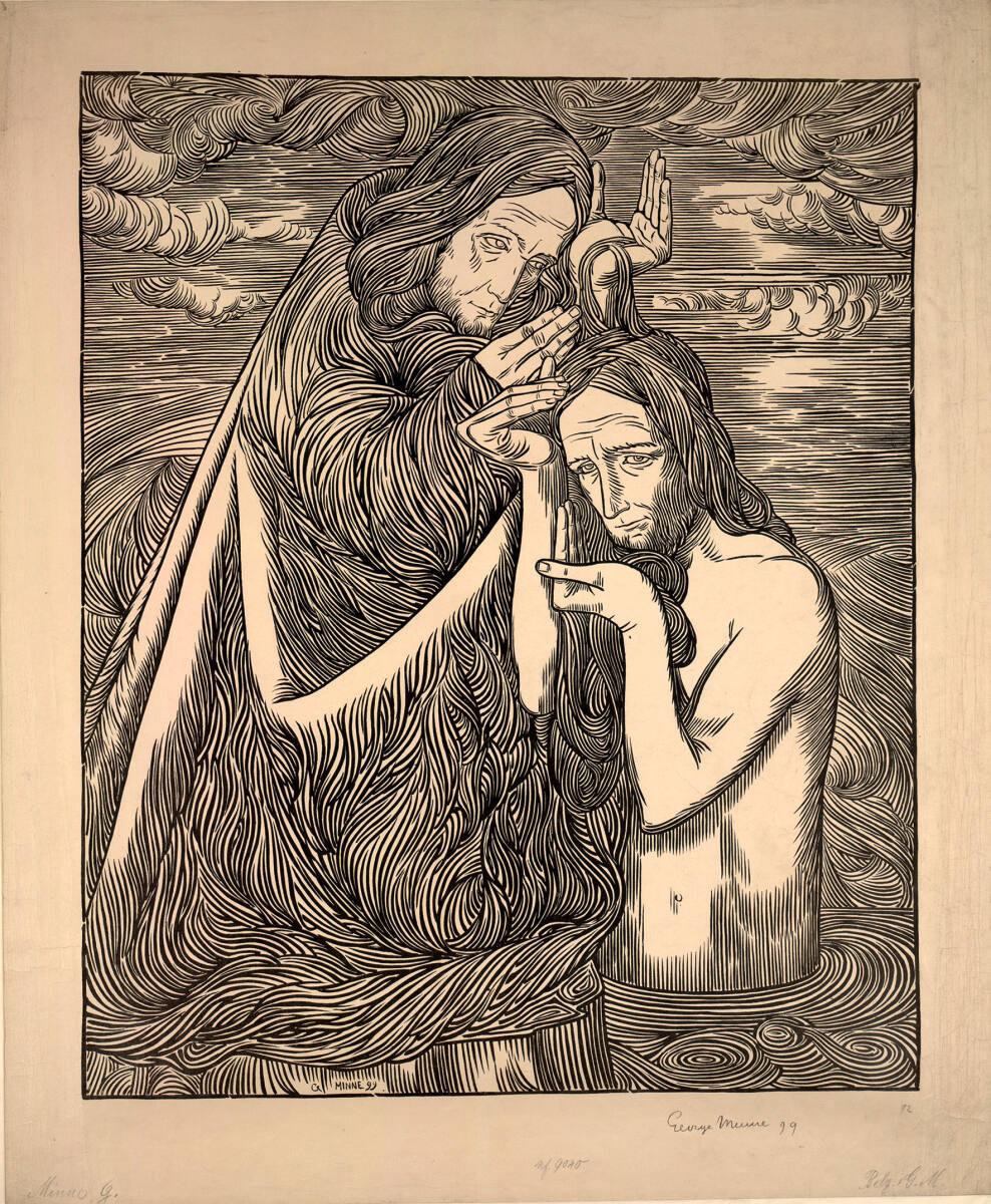 George Minne, Die Taufe Christi, Inv. Nr.: DGNF9040
