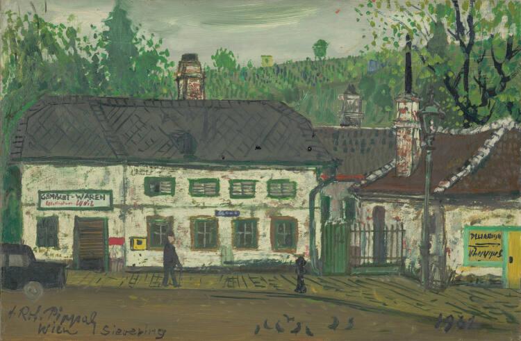 Hans Robert Pippal, Wien 19, Sievering; "Wien / Sievering" bez., Inv. Nr.: GE382